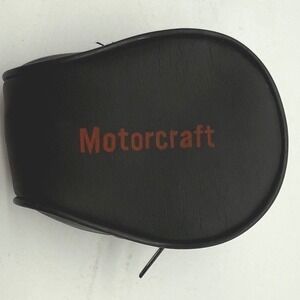 Vintage Motorcraft folding‎ Sunglasses Aviator Gold Metal Frame carrying case